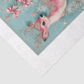 Decoupage Roze Kerstrendier 4 Design Tissuepapier (Detail)