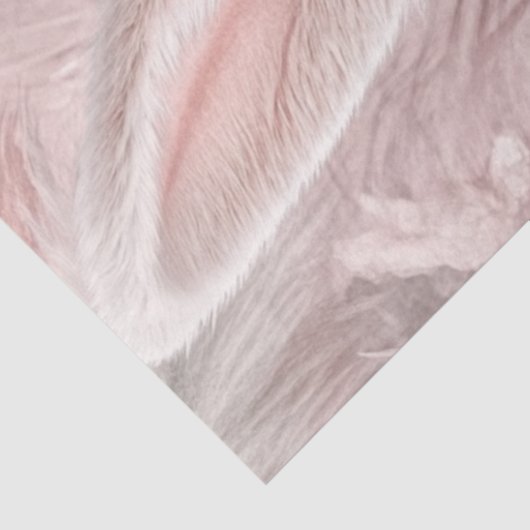 Decoupage roze paashaas tissuepapier (Detail)