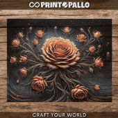 Decoupage - Rozen constellatie - Tissuepapier