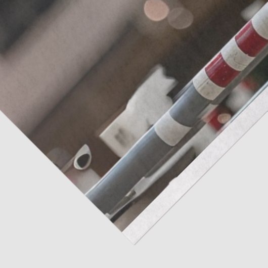 Decoupage Ruiterpaard en ruiter Tissuepapier (Detail)