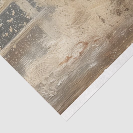 Decoupage Ruiterruiter in de herfst Tissuepapier (Detail)