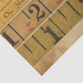 Decoupage Ruler Junk Journal Tissuepapier (Detail)