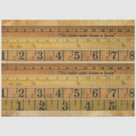 Decoupage Ruler Junk Journal Tissuepapier