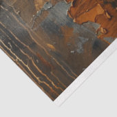 Decoupage Rusted Patina Bull Tissuepapier (Detail)