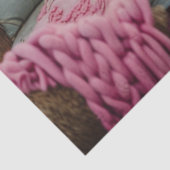 Decoupage Rusti Pink Truck Highland Valentine Tissuepapier (Detail)