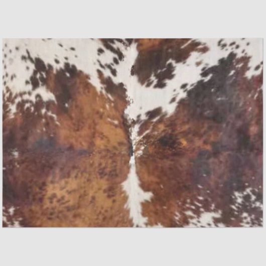 Decoupage Rustic Cowhide Western  Tissuepapier (Voorkant)