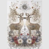 Decoupage Rustic Deer Forest Decor  Tissuepapier (Voorkant)