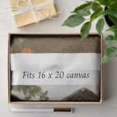 Decoupage Rustic Donkey Barn Farmhouse 16x20  Tissuepapier (Geschenk)