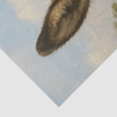 Decoupage Rustic Donkey Boerderij Scene Tissuepapier (Detail)