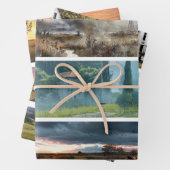 Decoupage Rustic Farm Stijl 26x6 voor Handzagen Inpakpapier Vel (In situ)