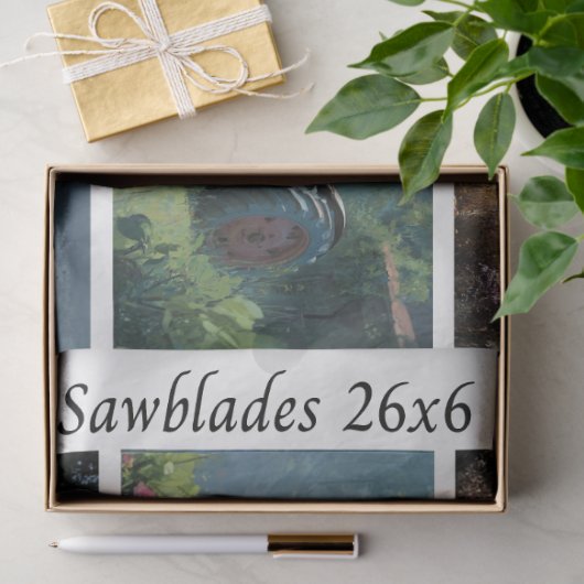 Decoupage Rustic Farm Style 26x6 for Handsaws Tissuepapier (Geschenk)