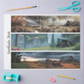 Decoupage Rustic Farm Style 26x6 for Handsaws Tissuepapier (Craft)