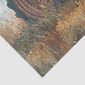 Decoupage Rustic Tractor & Barn  Tissuepapier (Detail)