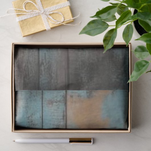 Decoupage Rustiek Blauw Shabby Chic Achtergrond Tissuepapier (Geschenk)