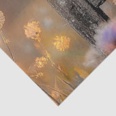 Decoupage Rustiek Boerderij Life Haan op het hek Tissuepapier (Detail)