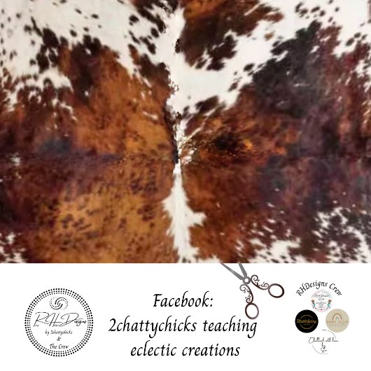 Decoupage Rustieke Koeienhuid Western Tissuepapier