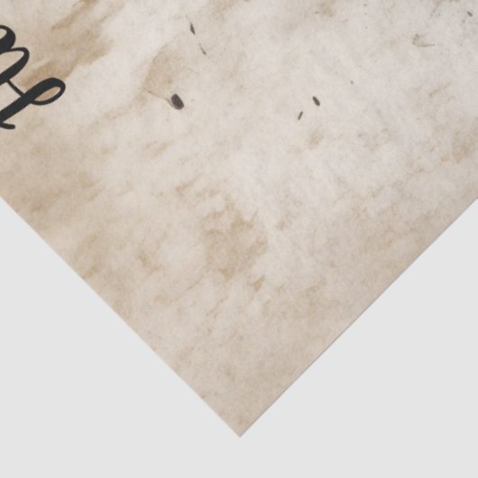 Decoupage rustieke kruisiging met Pasen Tissuepapier (Detail)