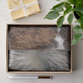 Decoupage Ruwe Koeienhuid Wit Bruin Zwart Tinten Tissuepapier (Geschenk)