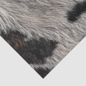 Decoupage Ruwe Koeienhuid Wit Bruin Zwart Tinten Tissuepapier (Detail)