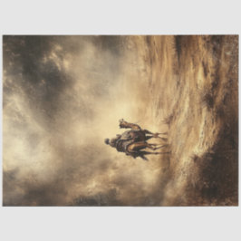 Decoupage Sahara Desert Storm komt eraan Tissuepapier