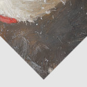 Decoupage Santa als een piraat Tissuepapier (Detail)