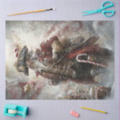 Decoupage Santa Claus Steampunk Pirate Tissuepapier (Craft)