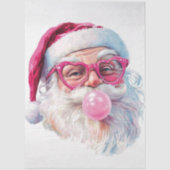 Decoupage Santa Holiday Sass Blowing Bubblegum  Tissuepapier (Voorkant)