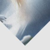 Decoupage  Santa Horseback Christmas EVe Tissuepapier (Detail)