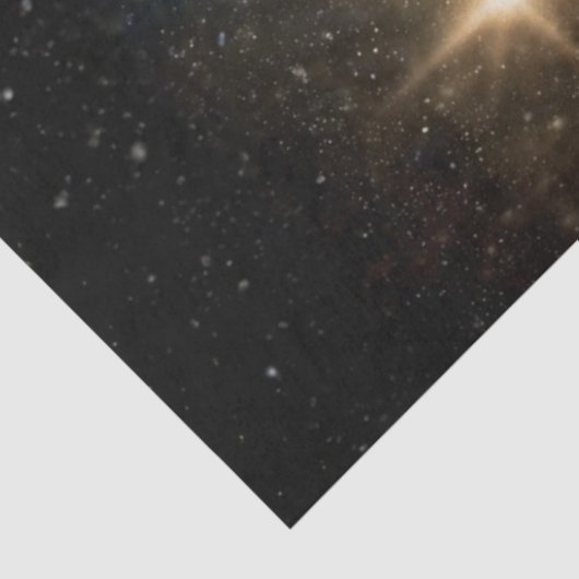 Decoupage Santa Praying True Meaning Christmas Tissuepapier (Detail)