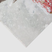 Decoupage Santa Reindeer "North Pole Whimsy" Tissuepapier (Detail)