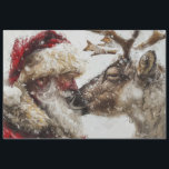Decoupage Santa & Rudolph Christmas Bond Tissuepapier<br><div class="desc">In het hart van de winteromhelzing ligt een klein dorpje waar magie de lucht vult tijdens de kerstdagen. De kerstman staat in dit dorpje bekend als een vriendelijk man dat de kerstsfeer belichaamt. Elk jaar als december chill sets in, Santa doet zijn rode jas getrimd met zachte witte vacht en...</div>