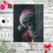 Decoupage Santa Skeleton Final List Peek Art Tissuepapier