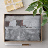 Decoupage Santa Snowy White Winter Wonderland  Tissuepapier (Geschenk)