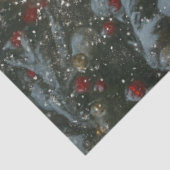 Decoupage  Santa & zijn teckel Tissuepapier (Detail)