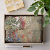 Decoupage Schapen Rood Wit Blauw Bloemen Tissuepapier (Geschenk)
