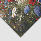 Decoupage Schapen Rood Wit Blauw Bloemen Tissuepapier (Detail)