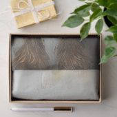 Decoupage Schattigee Highland Koe Roze Tutu & Koff Tissuepapier (Geschenk)