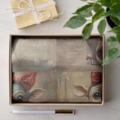 Decoupage Schattigee Hippo Dancing in Christmas Tu Tissuepapier (Geschenk)