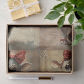 Decoupage Schattigee Hippo Dancing in Christmas Tu Tissuepapier (Geschenk)