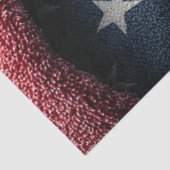 Decoupage Schedel Amerikaanse Vlag VS Thema Tissuepapier (Detail)