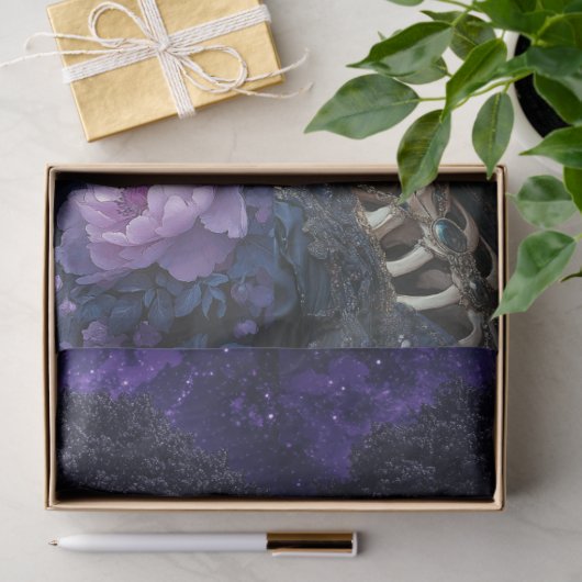 Decoupage Scrapbooking Gotische Paarse Hue Design Tissuepapier (Geschenk)