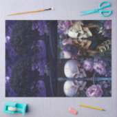 Decoupage Scrapbooking Gotische Paarse Hue Design Tissuepapier (Craft)