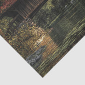 Decoupage Set van 4 overdekte bruggen Tissuepapier (Detail)