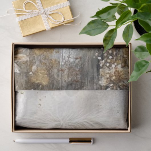 Decoupage Shaggy Highland Koe in zonnebloemveld Tissuepapier (Geschenk)