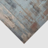 Decoupage Shaggy Highland Koe Perzik Bloem Tissuepapier (Detail)