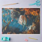 Decoupage Shark Ocean Water World Tissuepapier (Craft)