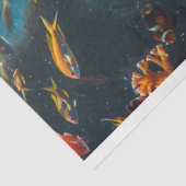 Decoupage Shark Ocean Water World Tissuepapier (Detail)