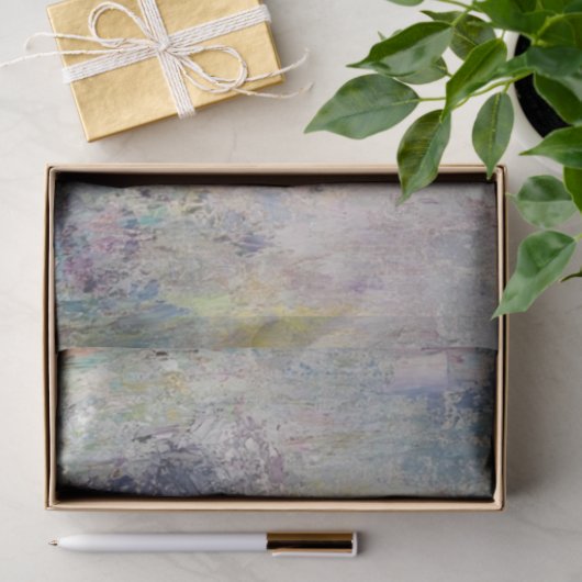 Decoupage sierlijke ballerina dansende veld bloeme tissuepapier (Geschenk)