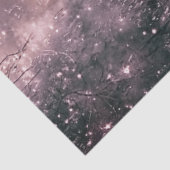 Decoupage sierlijke ballerina & zwanen Paarse tint Tissuepapier (Detail)