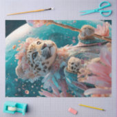 Decoupage sierlijke luipaard romantisch decor tissuepapier (Craft)